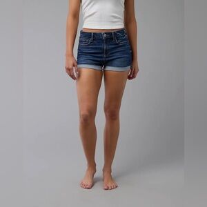 Abercrombie & Fitch Next Level High Waisted Denim Jean Shorts